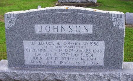 JOHNSON, ANNA - Winneshiek County, Iowa | ANNA JOHNSON 