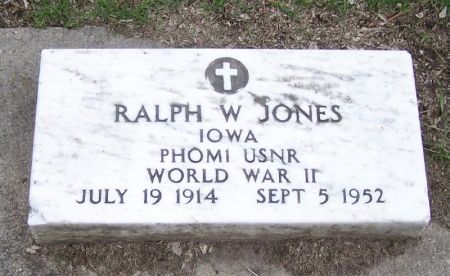 JONES, RALPH W. - Winneshiek County, Iowa | RALPH W. JONES 