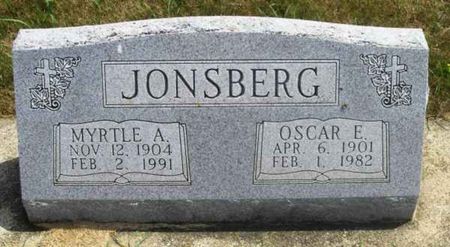 JONSBERG, MYRTLE A. - Winneshiek County, Iowa | MYRTLE A. JONSBERG 