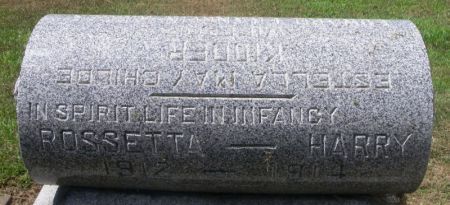 KIDDER, ROSSETTA - Winneshiek County, Iowa | ROSSETTA KIDDER 