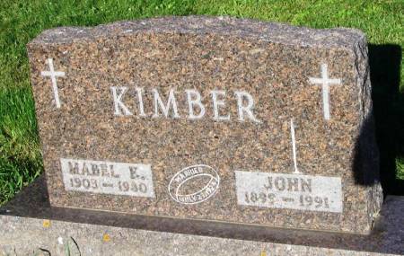 ARNOLD KIMBER, MABEL E. - Winneshiek County, Iowa | MABEL E. ARNOLD KIMBER 