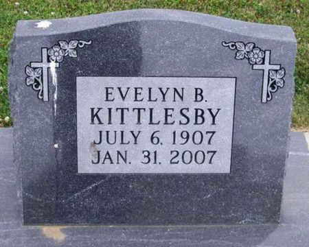 KITTLESBY, EVELYN BERNICE - Winneshiek County, Iowa | EVELYN BERNICE KITTLESBY 