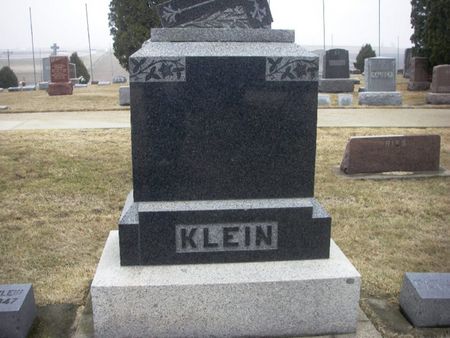 KLEIN, AMANDUS FAMILY STONE - Winneshiek County, Iowa | AMANDUS FAMILY STONE KLEIN 