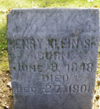 KLEIN, HENRY SR. - Winneshiek County, Iowa | HENRY SR. KLEIN 