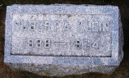 KLEIN, HUBERT A. - Winneshiek County, Iowa | HUBERT A. KLEIN 