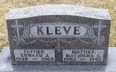 KLEVE, MATHILDA C. - Winneshiek County, Iowa | MATHILDA C. KLEVE 
