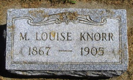 KNORR, M. LOUISE - Winneshiek County, Iowa | M. LOUISE KNORR 