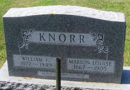 KNORR, MARION LOUISE - Winneshiek County, Iowa | MARION LOUISE KNORR 