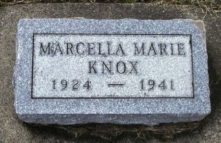 KNOX, MARCELLA MARIE - Winneshiek County, Iowa | MARCELLA MARIE KNOX 