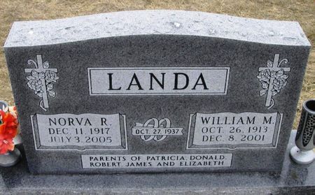 NORMAN LANDA, NORVA RUTH - Winneshiek County, Iowa | NORVA RUTH NORMAN LANDA 