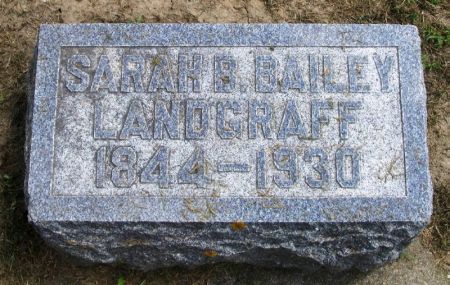 LANDGRAFF, SARAH B. - Winneshiek County, Iowa | SARAH B. LANDGRAFF 