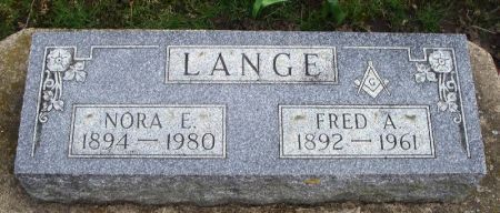 LANGE, FRED A. - Winneshiek County, Iowa | FRED A. LANGE 