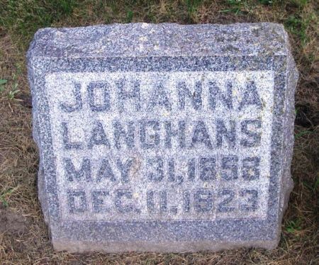 LANGHANS, JOHANNA - Winneshiek County, Iowa | JOHANNA LANGHANS 