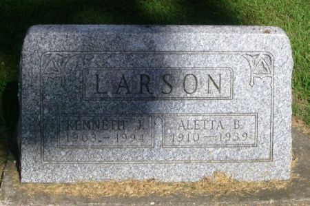 LARSON, ALETTA B. - Winneshiek County, Iowa | ALETTA B. LARSON 