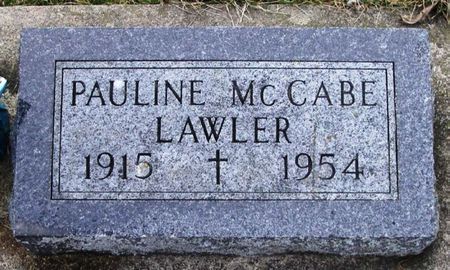 MCCABE LAWLER, PAULINE - Winneshiek County, Iowa | PAULINE MCCABE LAWLER 