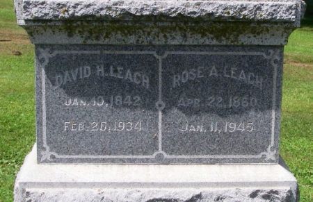 LEACH, DAVID H. - Winneshiek County, Iowa | DAVID H. LEACH 