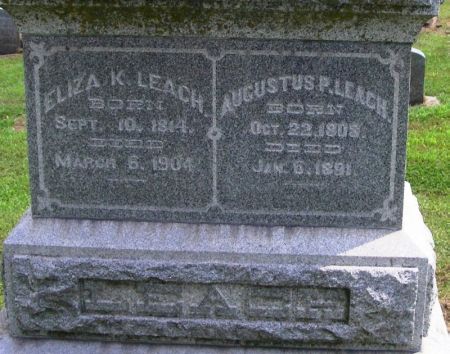 LEACH, ELIZA K. - Winneshiek County, Iowa | ELIZA K. LEACH 