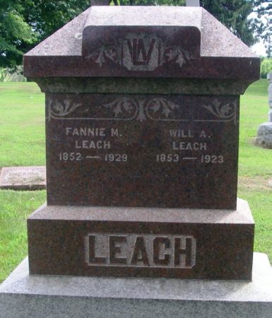 LEACH, FANNIE M. - Winneshiek County, Iowa | FANNIE M. LEACH 