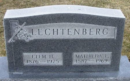 LECHTENBERG, CLEM H. - Winneshiek County, Iowa | CLEM H. LECHTENBERG 