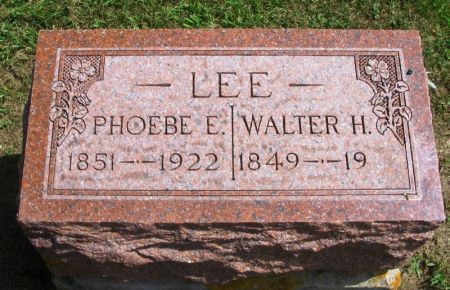 LEE, PHOEBE E. - Winneshiek County, Iowa | PHOEBE E. LEE 