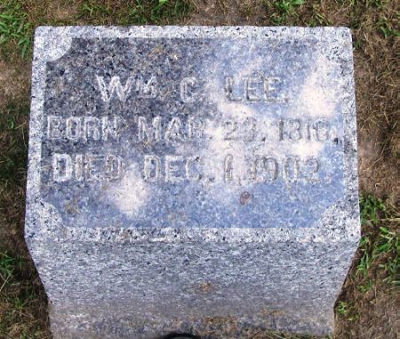 LEE, WM C. - Winneshiek County, Iowa | WM C. LEE 