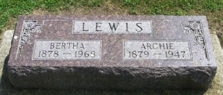 LEWIS, BERTHA - Winneshiek County, Iowa | BERTHA LEWIS 