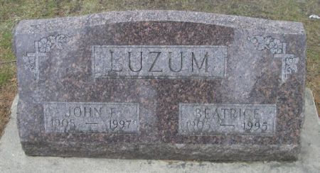 LUZUM, BEATRICE - Winneshiek County, Iowa | BEATRICE LUZUM 