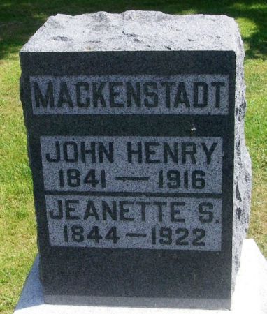 MACKENSTADT, JEANETTE S. - Winneshiek County, Iowa | JEANETTE S. MACKENSTADT 