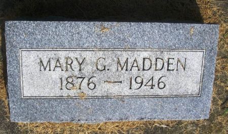 MADDEN, MARY G. - Winneshiek County, Iowa | MARY G. MADDEN 