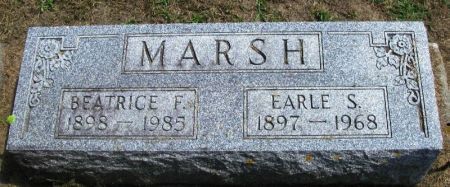 MARSH, EARLE S. - Winneshiek County, Iowa | EARLE S. MARSH 