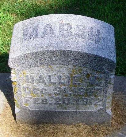 MARSH, HALLIE V. - Winneshiek County, Iowa | HALLIE V. MARSH 