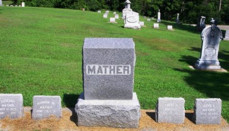 MATHER, EUSEBIUS FAMILY STONE - Winneshiek County, Iowa | EUSEBIUS FAMILY STONE MATHER 