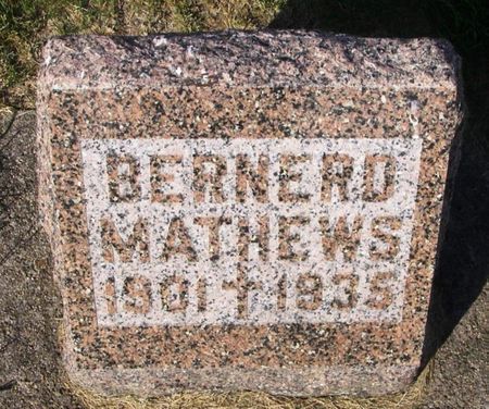 MATHEWS, BERNARD - Winneshiek County, Iowa | BERNARD MATHEWS 