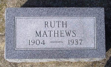 MATHEWS, RUTH - Winneshiek County, Iowa | RUTH MATHEWS 