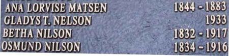 NILSON, BERTHA - Winneshiek County, Iowa | BERTHA NILSON 