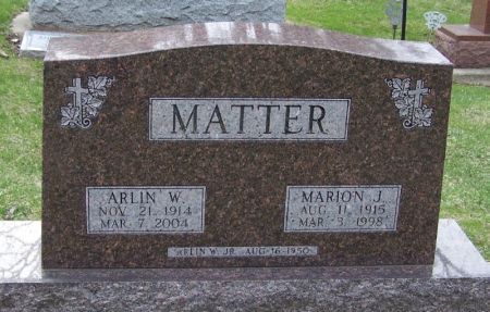 MATTER, ARLIN W. - Winneshiek County, Iowa | ARLIN W. MATTER 