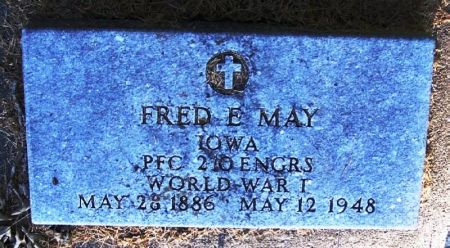 MAY, FRED E. - Winneshiek County, Iowa | FRED E. MAY 