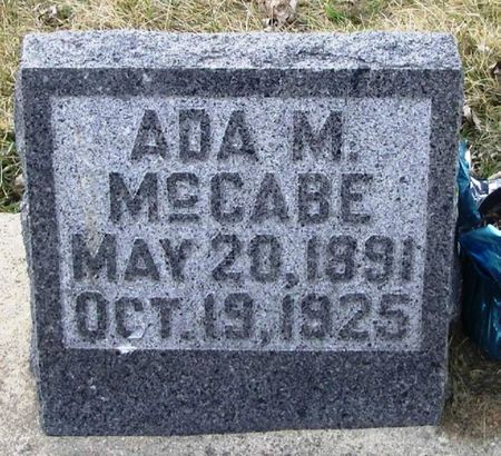MCCABE, ADA M. - Winneshiek County, Iowa | ADA M. MCCABE 