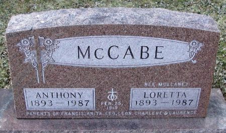 MCCABE, ANTHONY - Winneshiek County, Iowa | ANTHONY MCCABE 