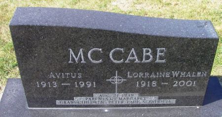 WHALEN MCCABE, LORRAINE - Winneshiek County, Iowa | LORRAINE WHALEN MCCABE 