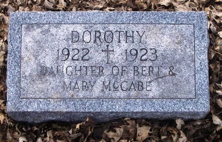 MCCABE, DOROTHY - Winneshiek County, Iowa | DOROTHY MCCABE 