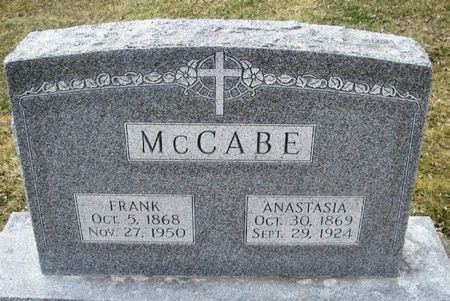 MCCABE, ANASTASIA - Winneshiek County, Iowa | ANASTASIA MCCABE 
