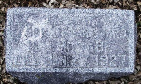 MCCABE, INFANT - Winneshiek County, Iowa | INFANT MCCABE 