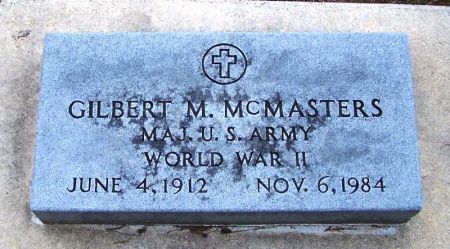 MCMASTERS, GILBERT M. - Winneshiek County, Iowa | GILBERT M. MCMASTERS 
