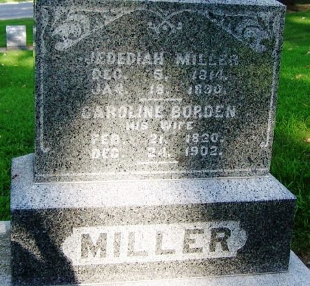 MILLER, JEDEDIAH - Winneshiek County, Iowa | JEDEDIAH MILLER 