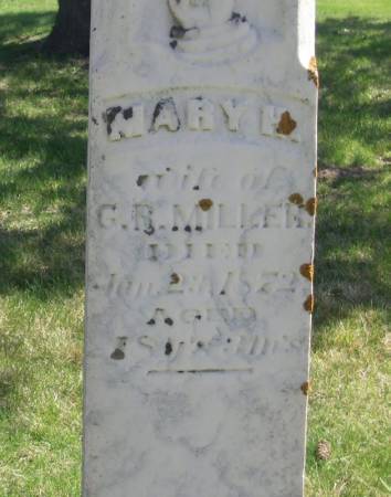 WILLSIE MILLER, MARY HUDSON - Winneshiek County, Iowa | MARY HUDSON WILLSIE MILLER 