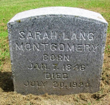 LANG MONTGOMERY, SARAH - Winneshiek County, Iowa | SARAH LANG MONTGOMERY 
