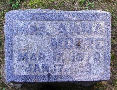 MOORE, ANNA MRS. - Winneshiek County, Iowa | ANNA MRS. MOORE 
