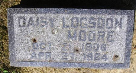LOGSDON MOORE, DAISY - Winneshiek County, Iowa | DAISY LOGSDON MOORE 