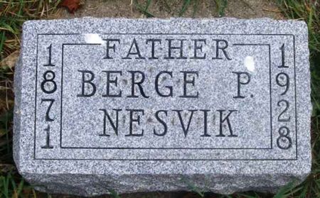NESVIK, BERGE P. - Winneshiek County, Iowa | BERGE P. NESVIK 